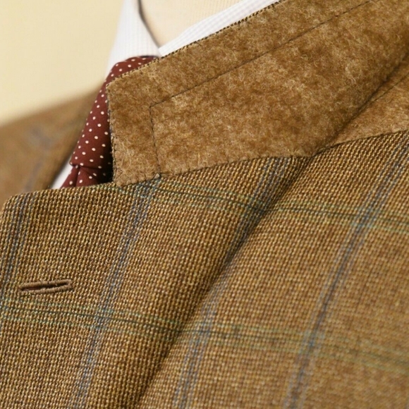 Brioni Triano Handmade Windowpane 3/2 Blazer 44L - Picture 8 of 8